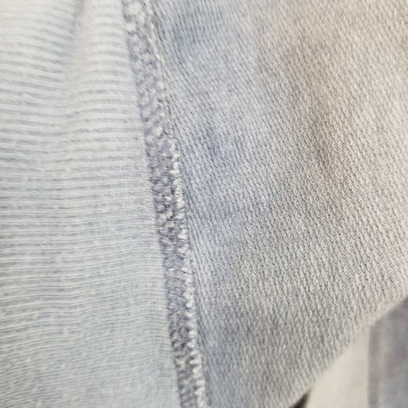 Grey & Gray Women's size Medium Blue Star-Embroidered Hoodie - Picture 7 of 13